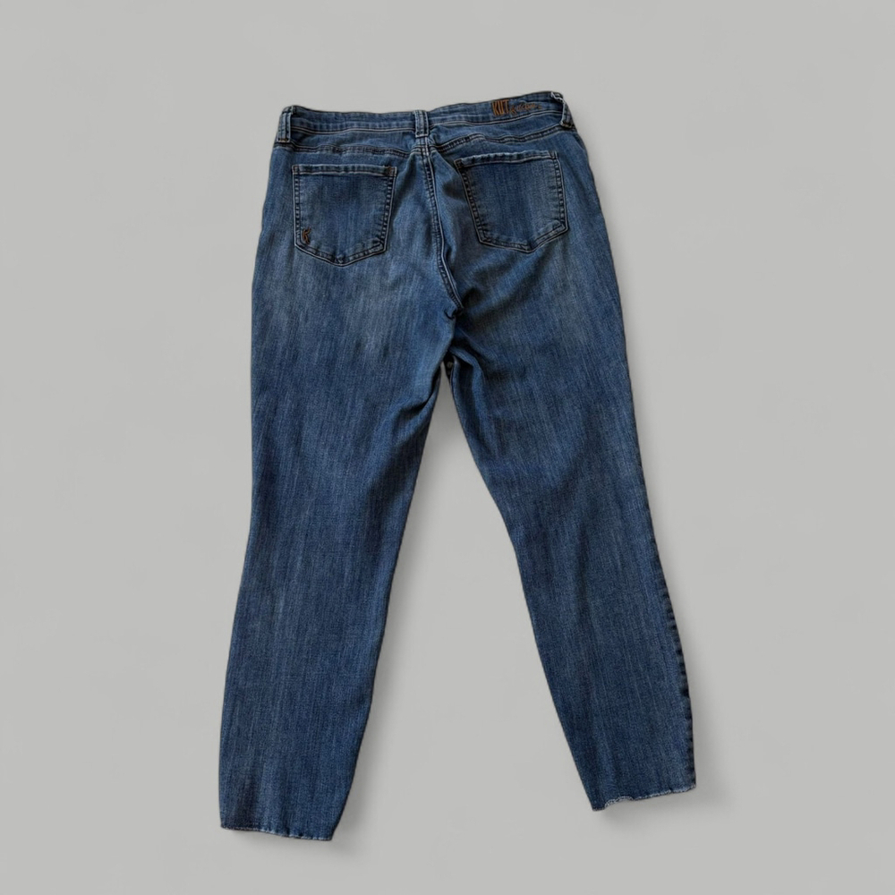Kut From The Kloth Carlo Ankle Skinny Jeans Blue Size 10 - Picture 11 of 14